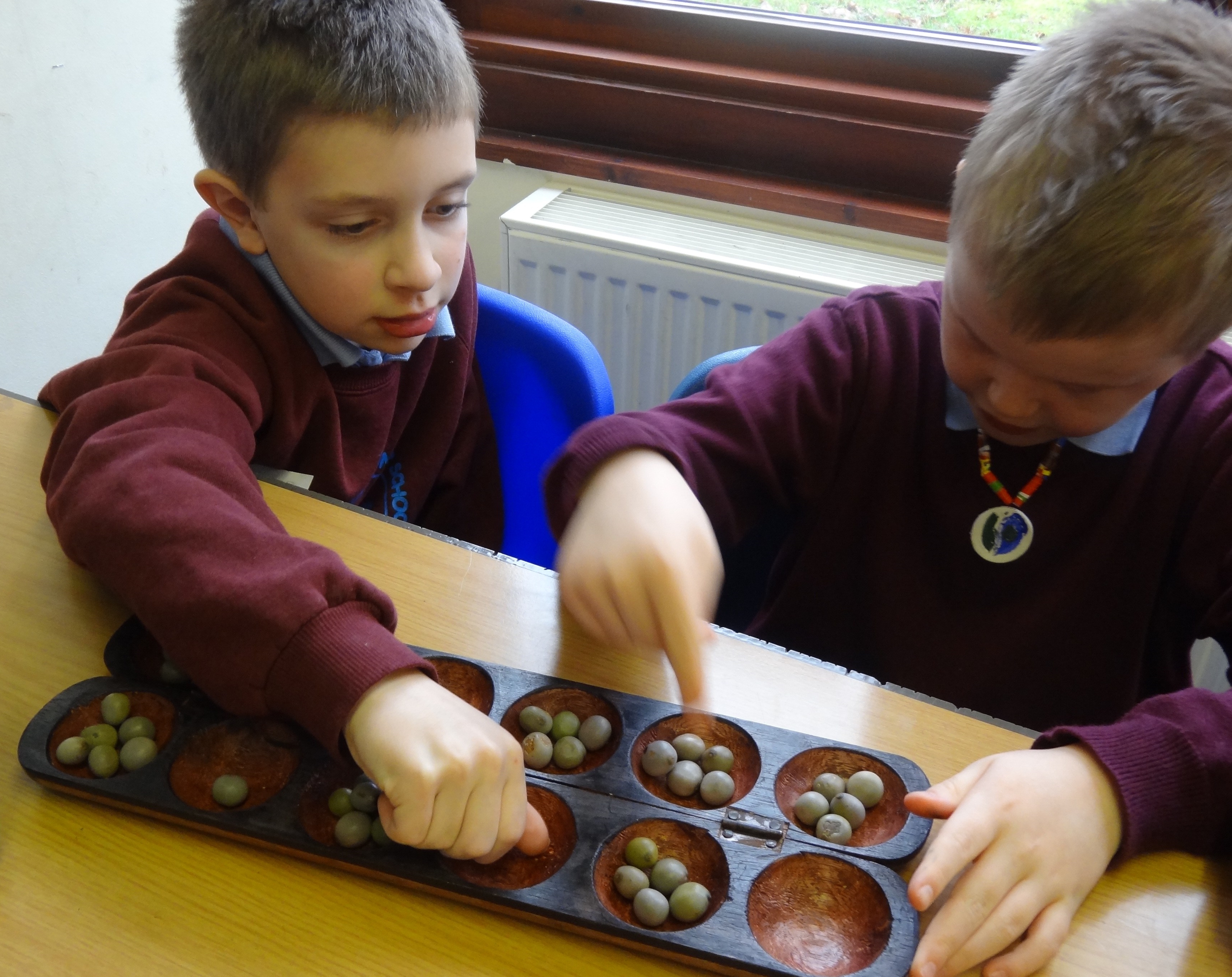 Playing the African game Oware