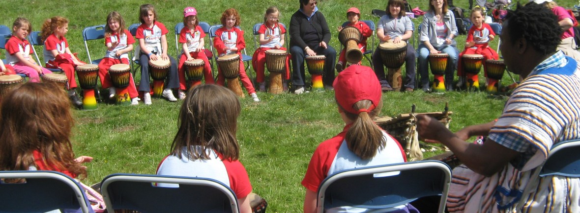 African drumming for community events